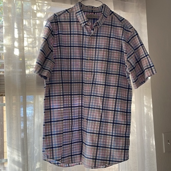 Hawker Rye Modern Short Sleeve Stretch Oxford (XL Tall) - Picture 8 of 10